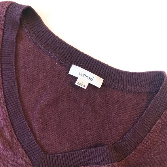 Wilfred Sherbrooke Sweater Top Side slit